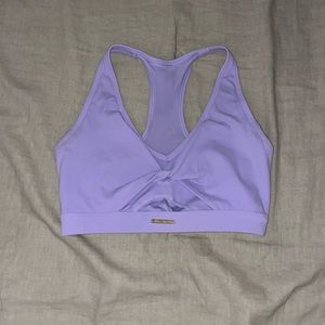 Whitney Simmons GymShark Mesh Back Sports Bra